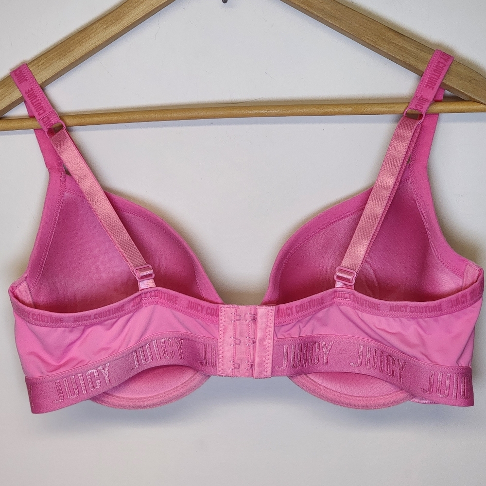 Juicy Couture Vibrant Pink Underwire Bra 38D - Picture 2 of 16